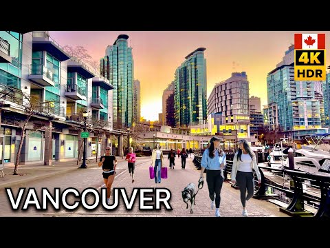 🌄🇨🇦 Downtown Vancouver  Bc, Canada. Jan, 2026 Relaxing Walking Tour  [4K HDR]