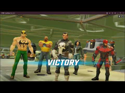 Ultimus 65 Raid with 200k Defenders -  Inside Lane first 5 nodes - Marvel Strike Force
