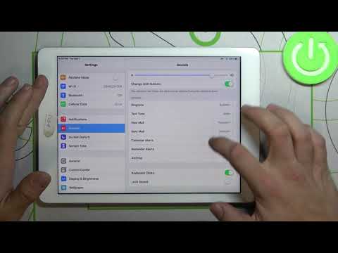 iPad Air 1 – Turn On / Disable Touch Sounds in Settings