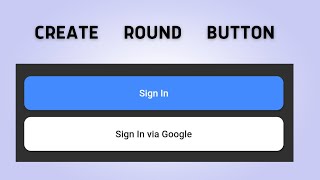 How to Create a rounded button in Flutter | button with border radius in Flutter
