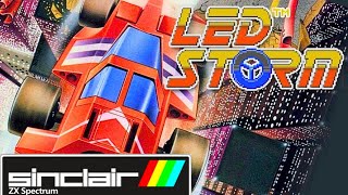 LED Storm - Complete Longplay - ZX Spectrum - Futuristic Car Racing Action!  (ZX Spectrum)