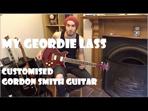 My Geordie Lass - My Customised Gordon Smith Double Cut 