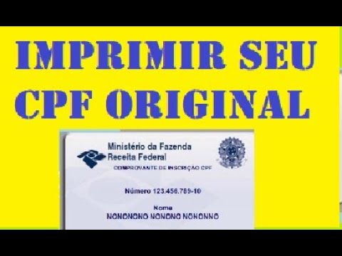Vídeo: CPF Original: como identificar e obter o documento