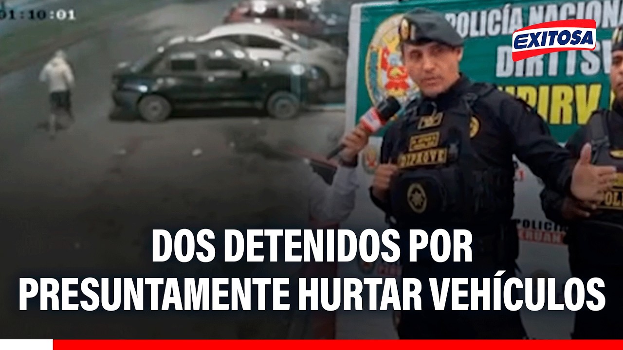 🔴🔵 Dos detenidos por presuntamente hurtar vehículos: Extorsionaban a sus víctimas