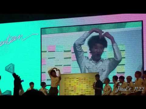 [160813 Seventeen Fanmeeting in SG] Reupload MInghao Heart Dance