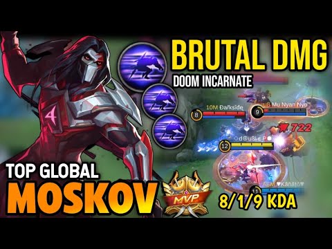 MOSKOV BEST BUILD 2022 | TOP GLOBAL MOSKOV GAMEPLAY | MOBILE LEGENDS✓
