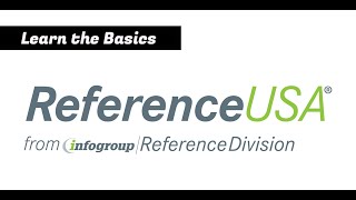 Learn the Basics: ReferenceUSA