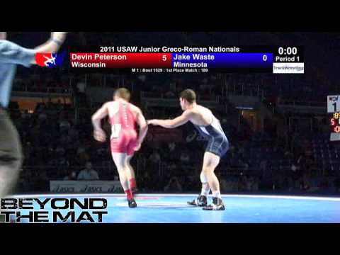 Junior Greco Final 189 - Devin Peterson (WI) vs. Jake Waste (MN)