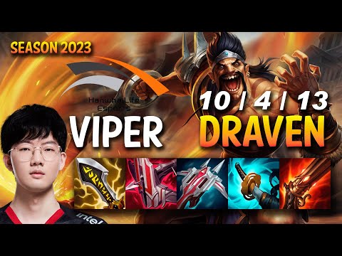 HLE Viper DRAVEN vs VARUS ADC - KR Ranked
