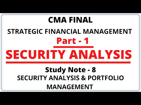 SFM | Strategic Financial Management | CMA Final | CMA Junction