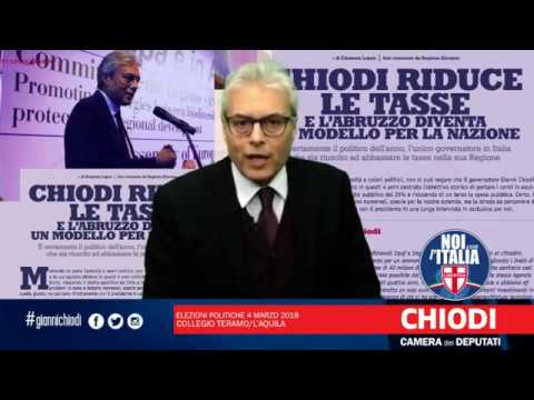 Gianni Chiodi. Noi con l'Italia -Udc. Messaggio elettorale a pagamento.