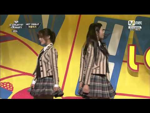 141113 Lovelyz  -  Goodbye Chapter 1 + Candy Jelly Love @ M! Countdown Hot Debut