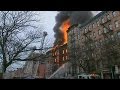 Incendie et explosion spectaculaires en plein New York