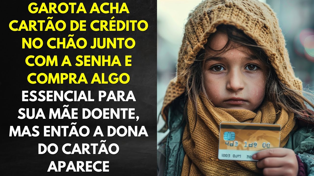 Garota Acha Cartão De Crédito No Chão Junto Com a Senha e Compra Algo Essencial Para Sua Mãe Doente