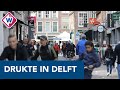Politie roept via speakers op om centrum Delft te verlaten