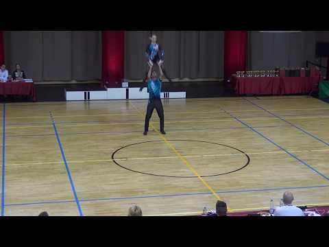 ROCK AND MAGIC SE, Hungary - Csortos Kristóf- Csényi Fanni - B. cat. acro - Nat. Champ. 2017