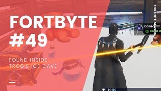 FORTNITE Season 9 Fortbyte #49 Location: Found In Trog's Ice Cave