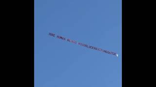 'Hire Human Beings' Flight Over Silicon Valley