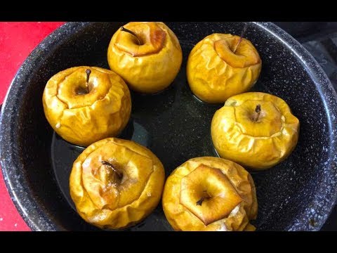MANZANAS ASADAS AL VINO BLANCO