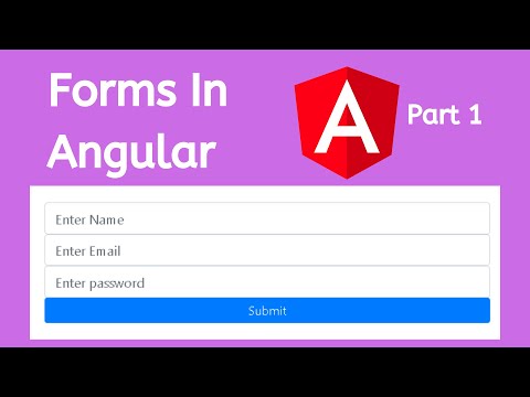 Forms Part 1 Create Forms In Angular Angular Tutorials
