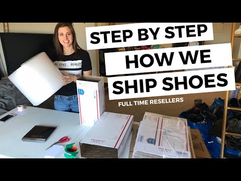YouTube video about: How to ship shoes with box?