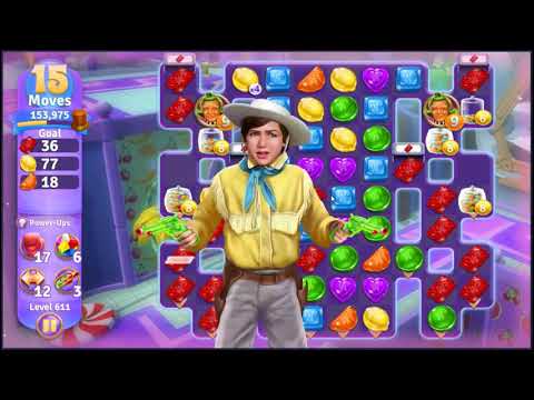 Wonka's World of Candy Level 611 - NO BOOSTERS + FULL STORY 🍫 | SKILLGAMING ✔️