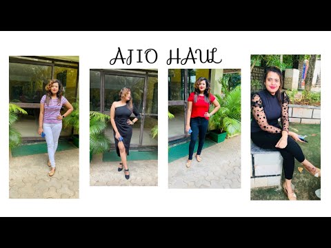 AJIO HAUL. || jeans,tops,Dress underRs.300-1300||Budget friendly &must have clothes. #Ajiosale🌸