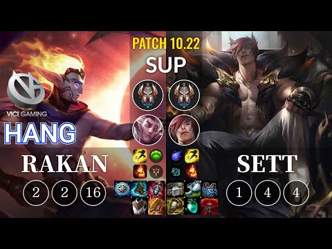 VG Hang Rakan vs Sett Sup - KR Patch 10.22