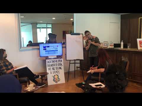 Phonetics Trainer Joseph Wong introducing to us the International Phonetics Alphabet (IPA)