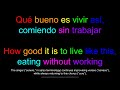 Learn Spanish with El Gran Combo de Puerto Rico, “Y no hago más na’” (lyrics in Spanish / English)