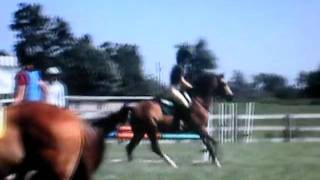 PJ's first time through the jumping exercise