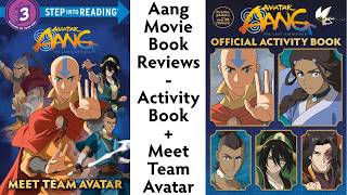 Aang Movie Book Reviews - Activity Book + Meet Team Avatar
