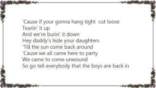 Garth Brooks - Tearin' It Up And Burnin' It Down Lyrics