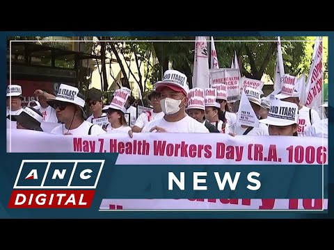 Healthcare workers demand P33,000 entry salary, job security on Health Workers' Day ANC
