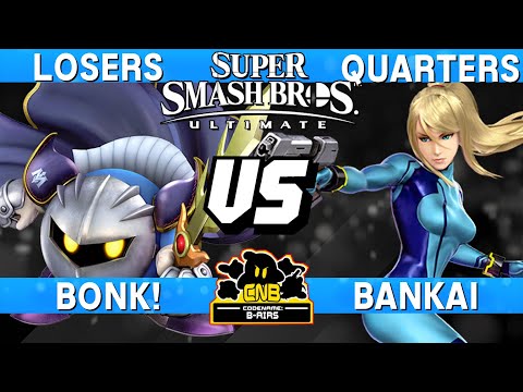 Smash Ultimate Tournament Losers Quarters - BONK! (MK) vs Bankai (ZSS) - CNB 206