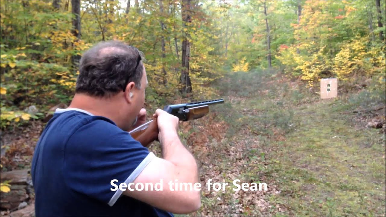 Shooting Slugs out of a Browning B-80 12 Gauge Shotgun