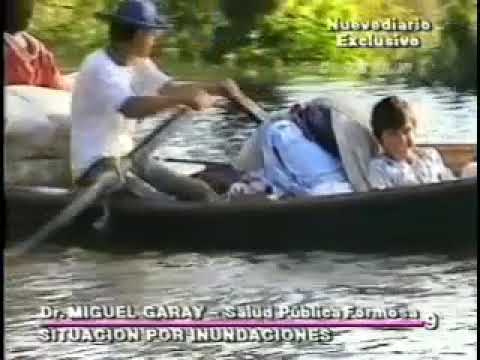 INUNDACIONES EN FORMOSA Balneario Herradura. Año 1992. Parte 10. Nuevediario 💥💥