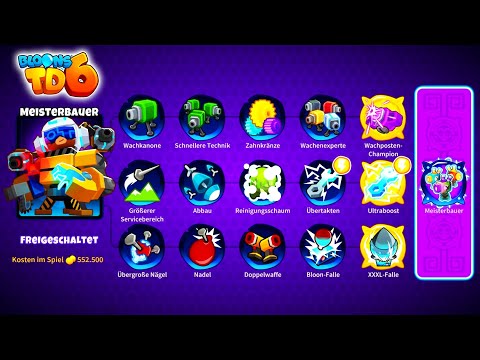 Affenpionier Paragon: Meisterbauer zum ersten Mal erstellt. [#BloonsTD6]