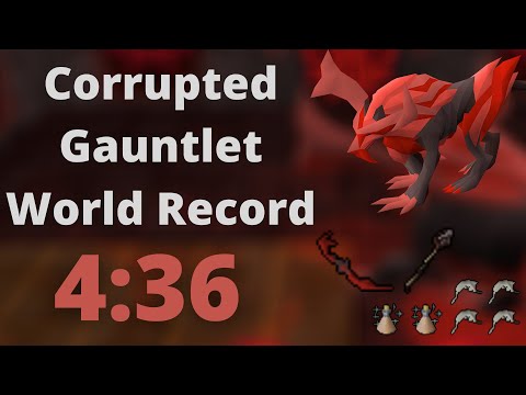 4:36 WORLD RECORD Corrupted Gauntlet Speedrun OSRS