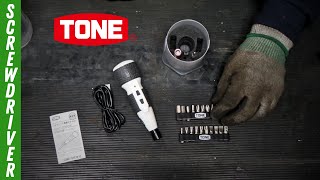 TONE Hybrid Electric USB Charged Screwdriver & Bit Set (CHD221S) Tool Review
