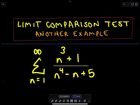 Limit Comparison Test for Series - Another Example 2