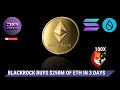Blackrock S ETHA ETF With A Record 250m ETH Inflows Cocoro Up Significantly 1B Possible CPI