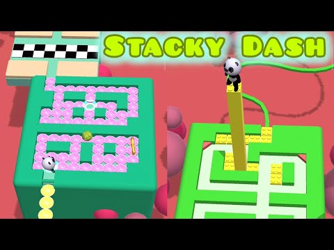 Stacky Dash - All Levels Gameplay Android,ios hard level #1244 #1245 #1246 #1247 #1248 #1249