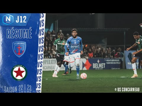 J12 | US Concarneau - Red Star FC (0-0), le résumé | National FFF 2022-2023