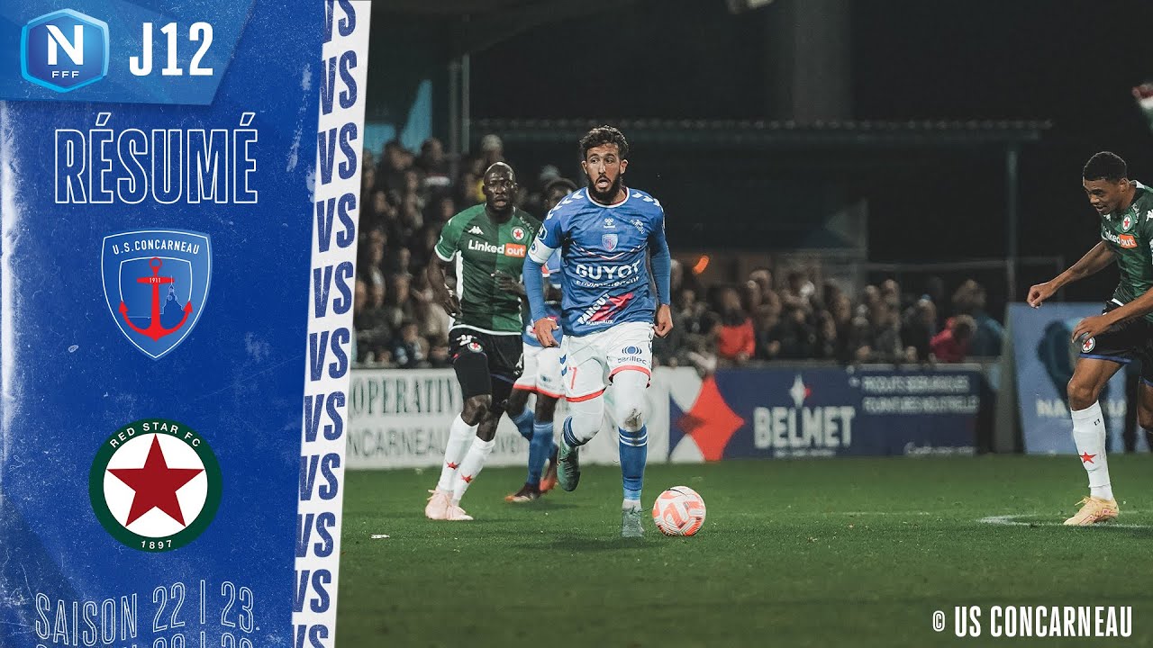 National 2022/23 J12 | US Concarneau - Red Star FC (0-0)