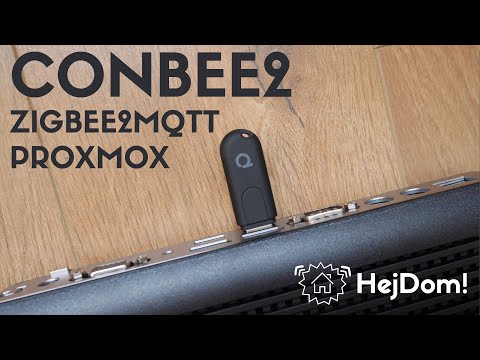 Home Assistant - Zigbee2MQTT (Conbee) - configuration using the example of Proxmox and more!