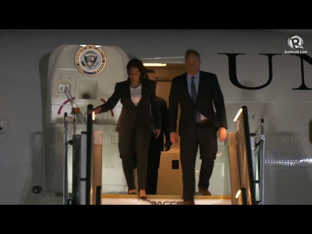 US VP Kamala Harris arrives in the Philippines