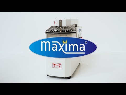 Maxima Gastro Teigmischer - 30 l - 18 kg Teig - 2 Geschwindigkeiten - Abnehmbare Schüssel