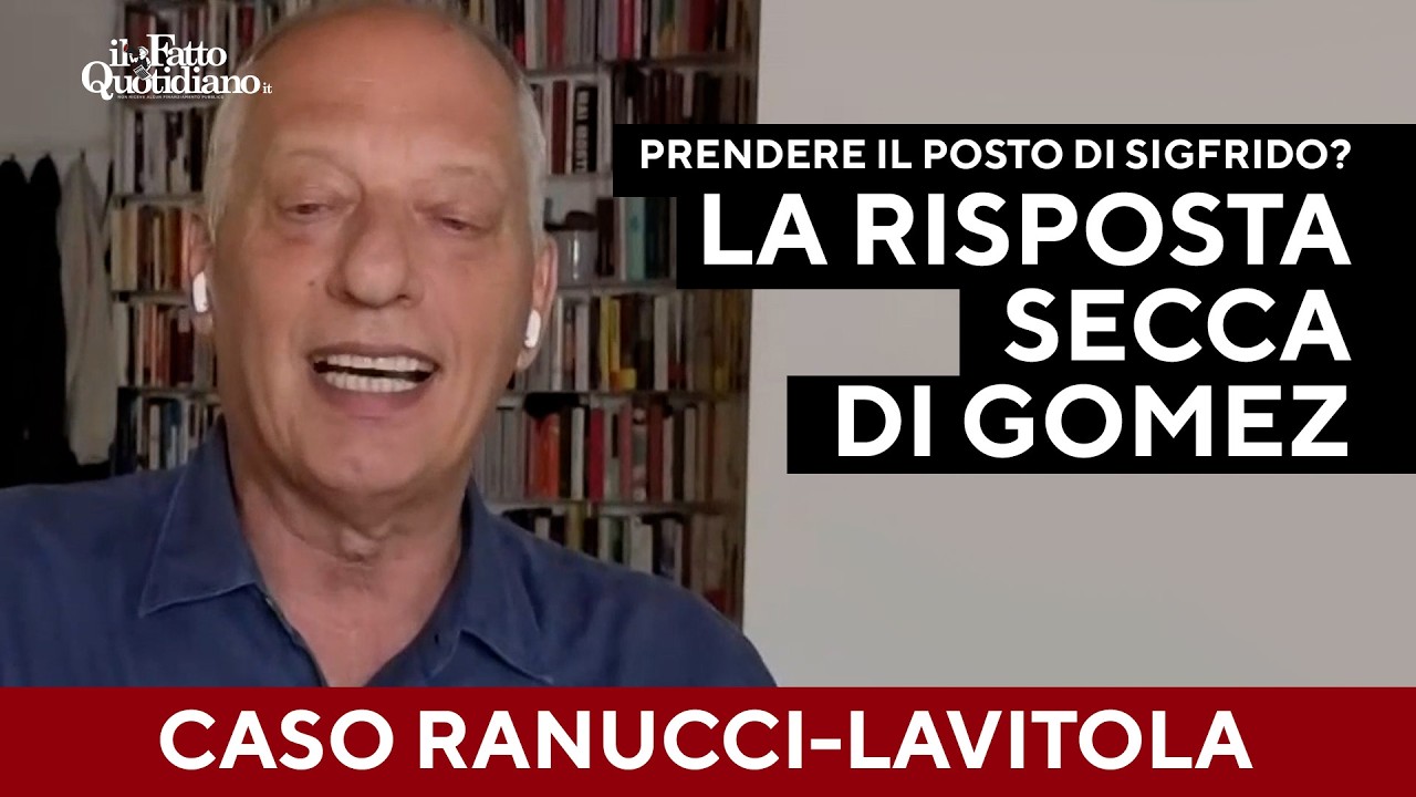 "Prenderesti il posto di Ranucci a Report?": la risposta netta di Peter Gomez