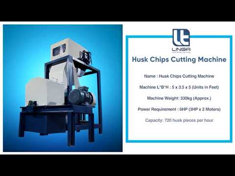 Decorticator coconut husk chips cutting machine, capacity: 1...